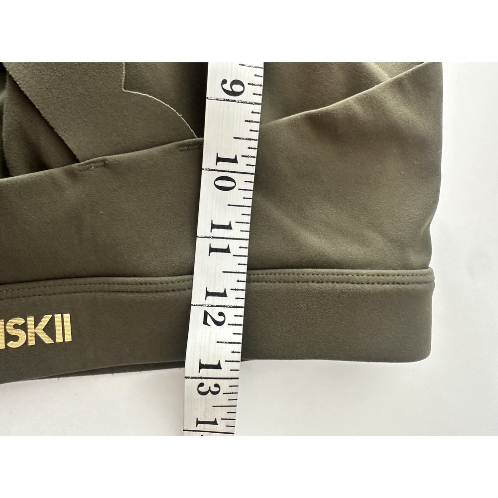 Wiskii Sports Bra Top Women's Large Green Athleisure Workout Stretch Gym - Picture 7 of 7